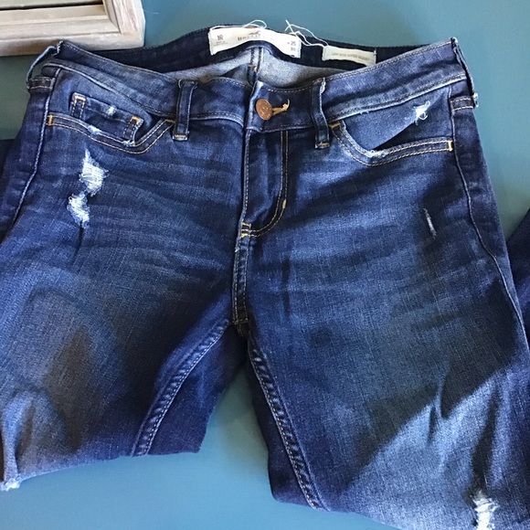 Hollister Denim - Hollister skinny destroyed denim jeans size 1r